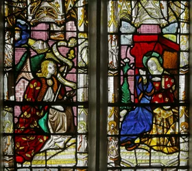 Fenster mit Darstellung der Verkündigung